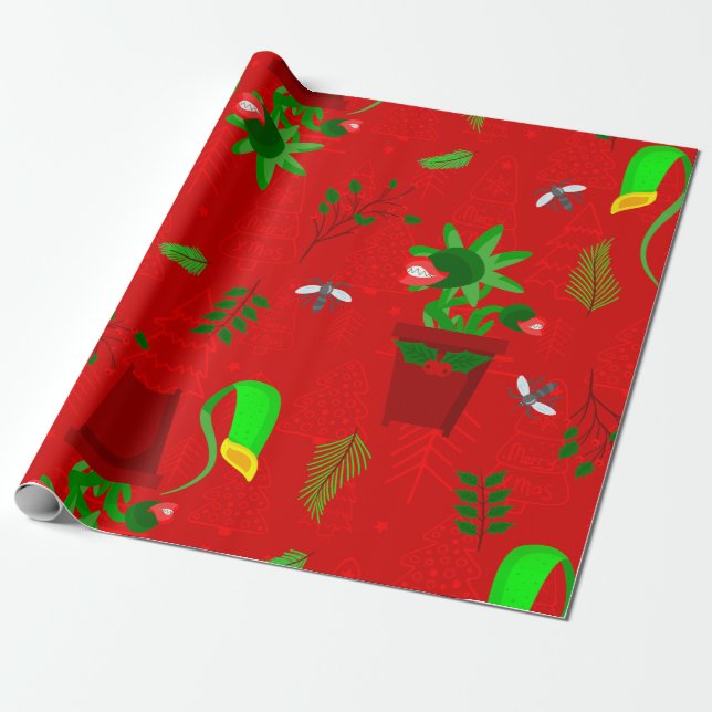 Papier Cadeau noël de gothmas (Déroulé)
