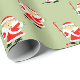 Papier Cadeau Noël de hockey sur gazon