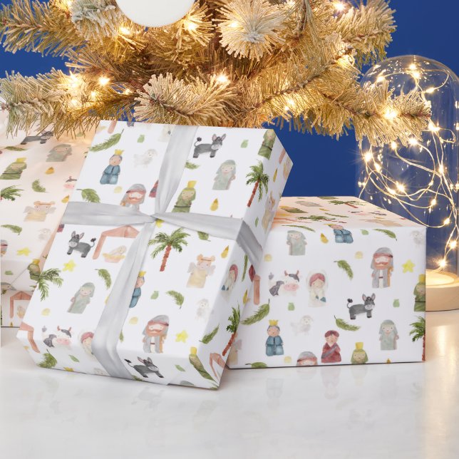 Papier Cadeau Noël de la Nativité papier d'enveloppement (Vacances)