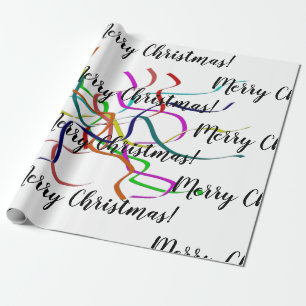 Papier Cadeau Noël de la taule colorée