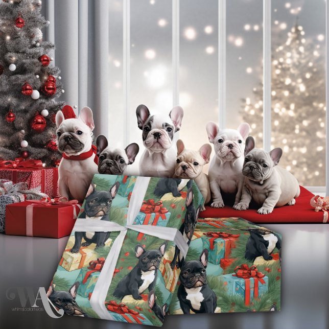 Papier Cadeau Noël de père Noël Little Frenchy (Créateur téléchargé)