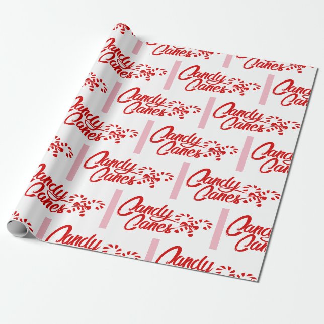 Papier Cadeau Noël de sucre de canne (Déroulé)