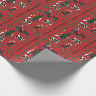 Papier Cadeau Noël de teckel