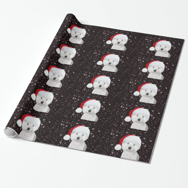 Papier Cadeau Noël de Westie (Déroulé)