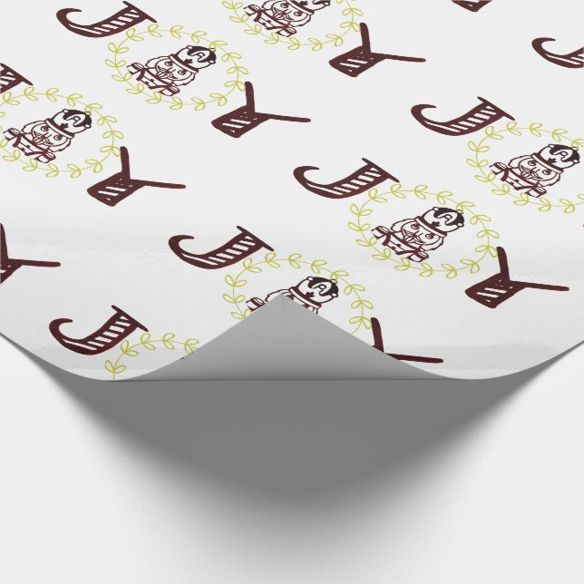 Papier Cadeau Noël des noisettes (Coin)
