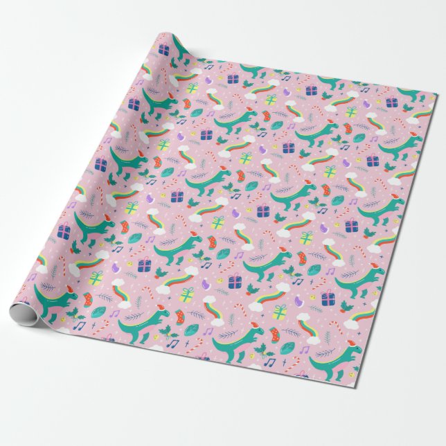 Papier Cadeau Noël drôle (Déroulé)