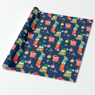 Papier Cadeau Noël drôle