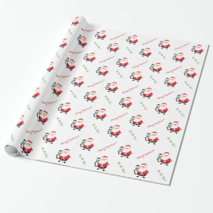 Papier Cadeau Noël du Père Noël