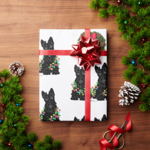 Papier Cadeau Noël écossais Terrier
