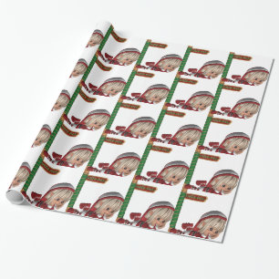 Papier Cadeau Noël Elf