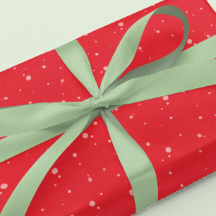 Papier Cadeau Noël Fête simple Motif Red Dot