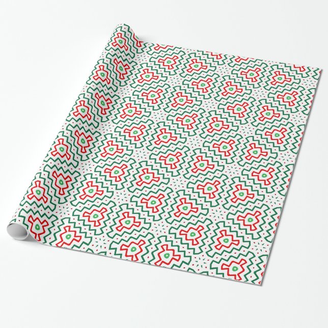 Papier Cadeau Noël funky (Déroulé)