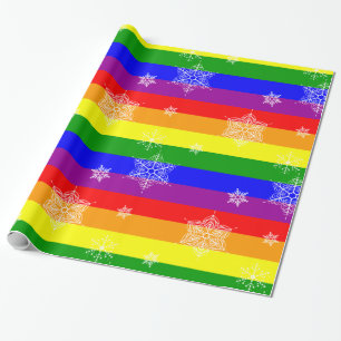Papier Cadeau Noël gay simple et élégant