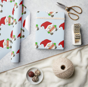 Papier Cadeau Noël Gnome