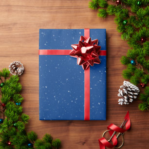 Papier Cadeau Noël Golden Retriever sur le chien os