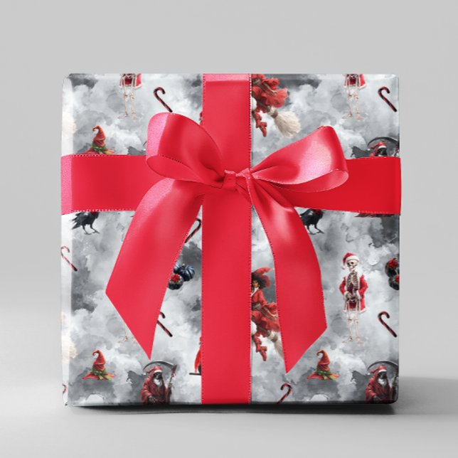 Papier Cadeau Noël gothique éffrayant (Créateur téléchargé)