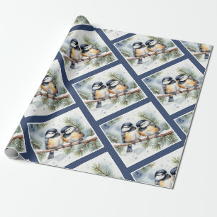 Papier Cadeau Noël hiver mignonne Boeuf de poulet