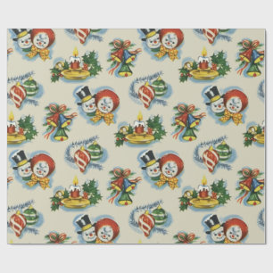 Papier Cadeau Noël Kitschy
