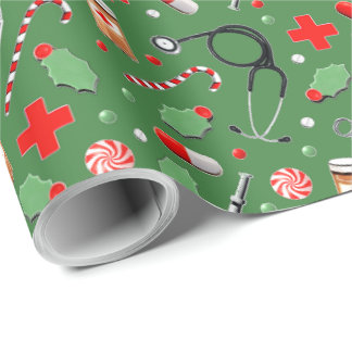 Papier Cadeau Noël Médicale