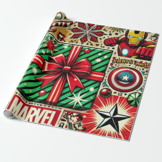 Papier Cadeau noël merveilleux