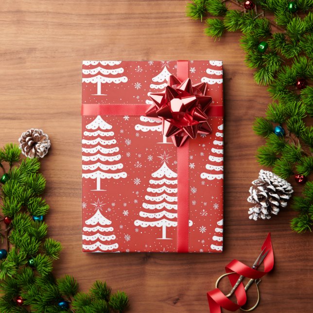 Papier Cadeau Noël moderne (Cadeau de vacances)