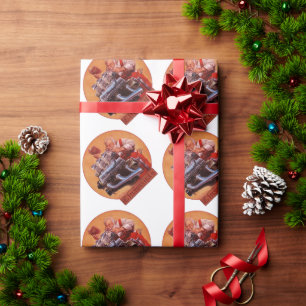 Papier Cadeau Noël Mopar X-mas