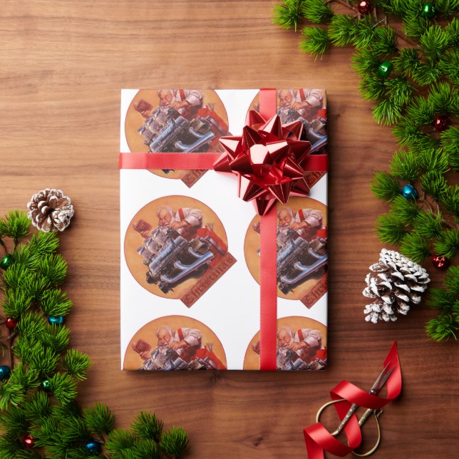 Papier Cadeau Noël Mopar X-mas (Cadeau de vacances)