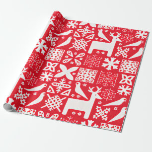 Papier Cadeau Noël nordique