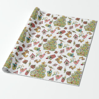 Papier Cadeau Noël Paisley