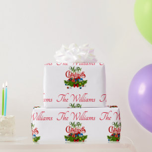 Papier Cadeau Noël personnalisé