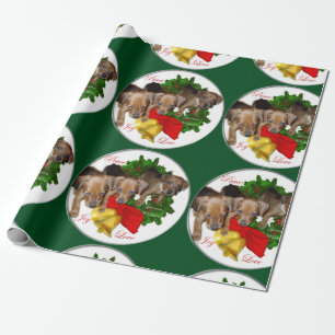 Papier Cadeau Noël Pinscher allemand