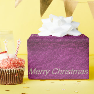 Papier Cadeau Noël pourpre