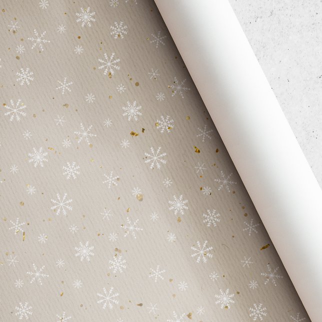 Papier Cadeau Noël Russe Kraft Snowflake (Créateur téléchargé)