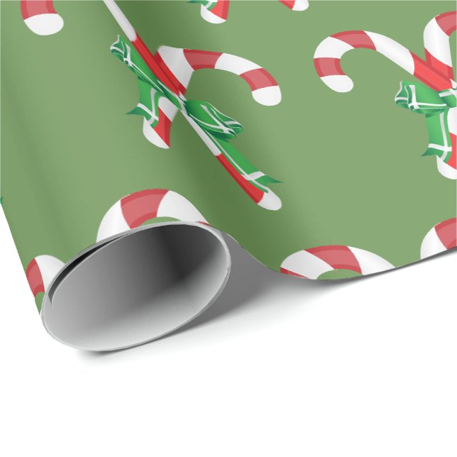 Papier Cadeau Noël Sucre de canne doux (Coin rond)