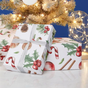 Papier Cadeau Noël Super rose chaud