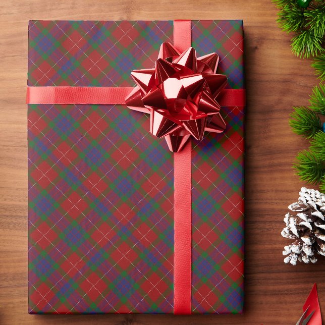 Papier Cadeau Noël vert rouge (Créateur téléchargé)