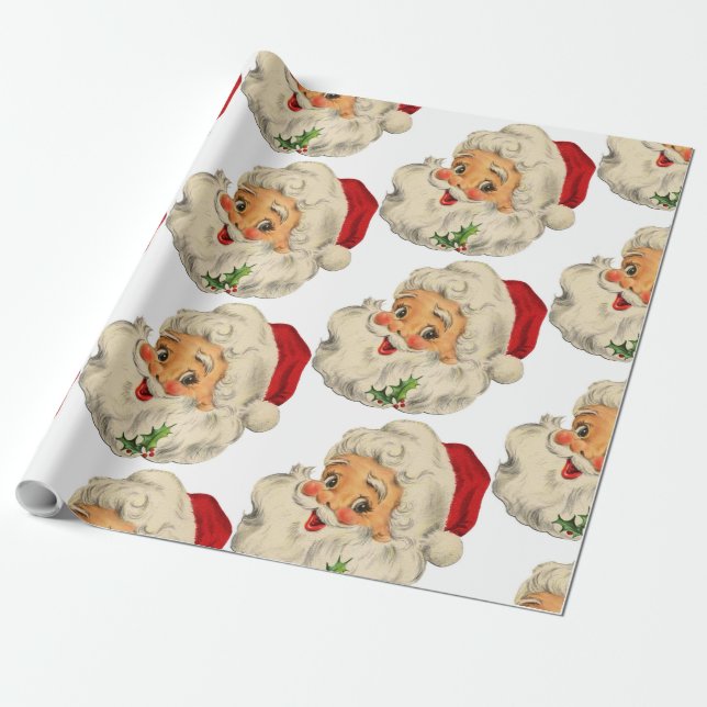 Papier Cadeau Noël Vintage (Déroulé)