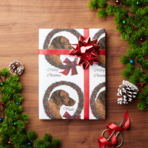 Papier Cadeau Noël Vizsla