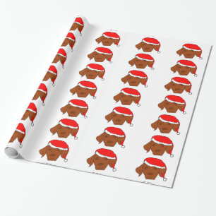 Papier Cadeau Noël Vizsla