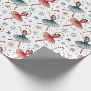 Papier Cadeau Noeud de ballet Noisette Noël