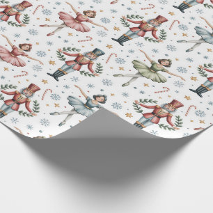 Papier Cadeau Noeud de ballet Noisette Noël