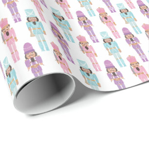 Papier Cadeau Noir Noir Casse-Noir Fêtes de Noël traditionnelles