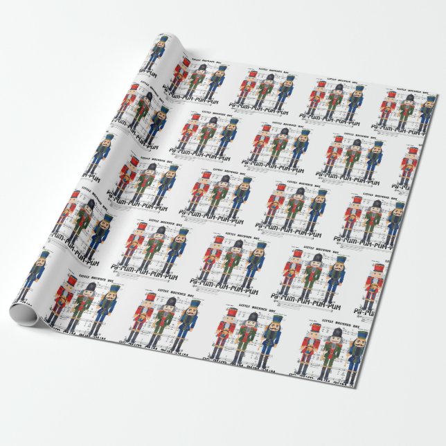 Papier Cadeau Noisette de Noël (Déroulé)