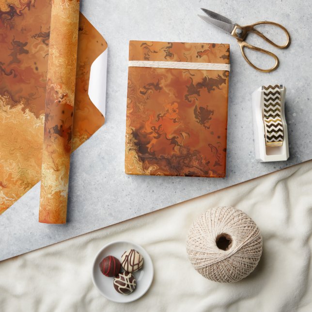 Papier Cadeau Noix Burlée Fausse de Style  (Artisanat)