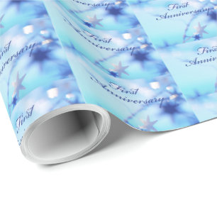 Papier Cadeau Nom personnalisé, Étincelle du premier Mariage