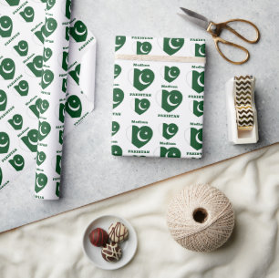 Papier Cadeau Nom personnalisé Pakistan