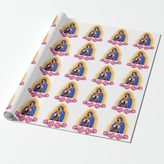 Papier Cadeau Notre-Dame de Guadalupe (Déroulé)
