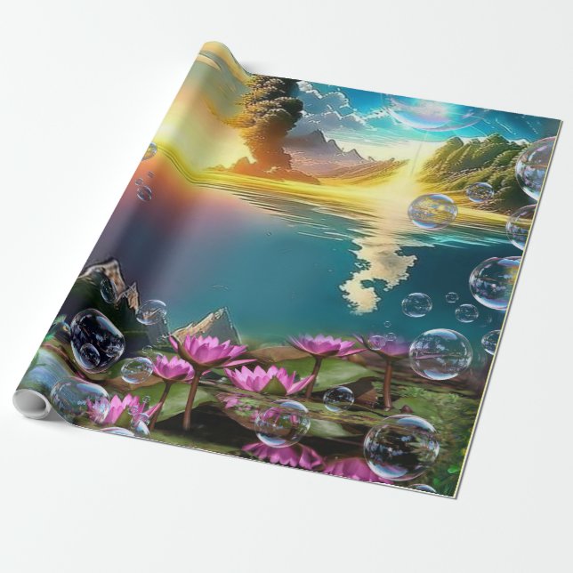 Papier Cadeau Notre soleil est une étoile et un foie (Déroulé)