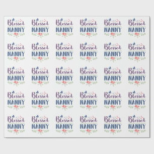 Papier Cadeau Nounou bénie
