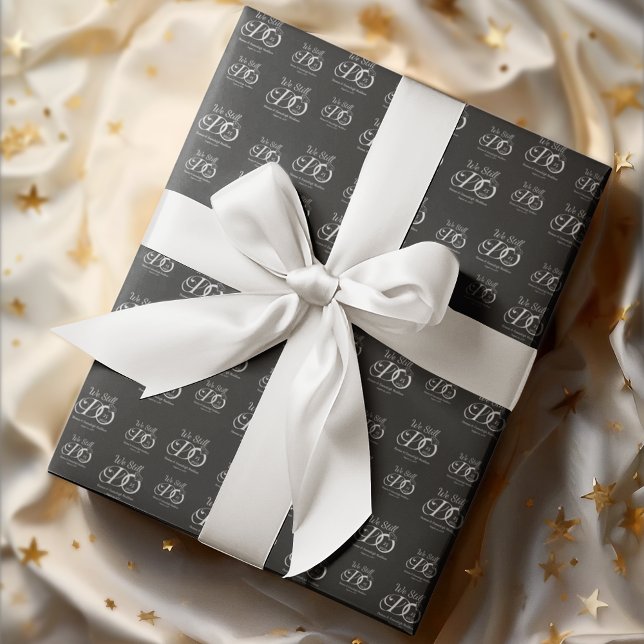 Papier Cadeau Nous Faisons Toujours La Typographie Du 25E Annive (Créateur téléchargé)